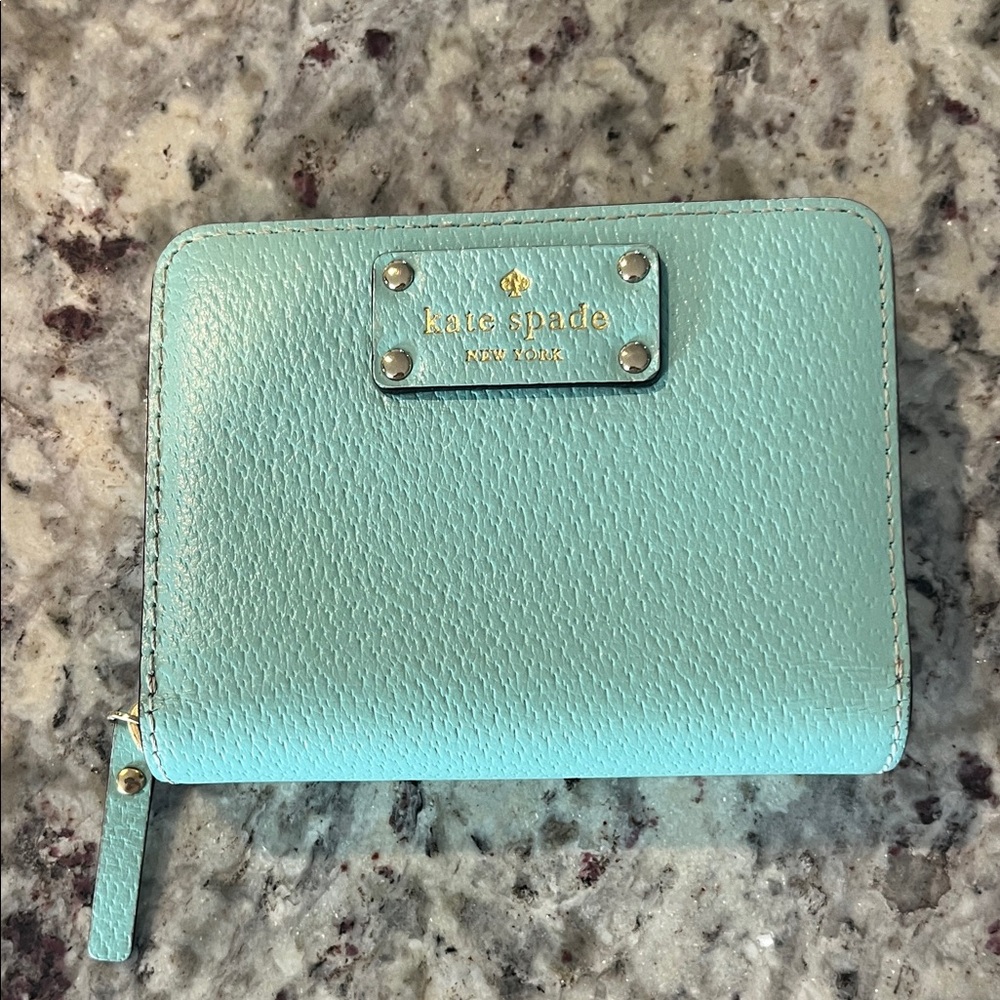 Kate Spade Aqua Leather Wallet